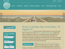 Tablet Screenshot of beacherslodge.com